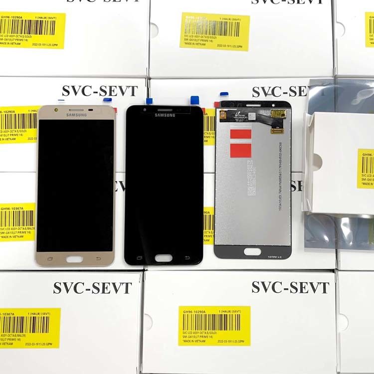 J7プライム電話ディスプレイのLCDタッチスクリーン パンタラ ガラクシーG610 100% オリジナルニューサービスパック LCDS