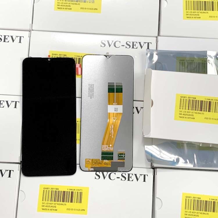 卸売 高品質のLCDスクリーン  A02S 向け 100% オリジナル ニュー サービス パック LCDS  A025 電話ディスプレイ