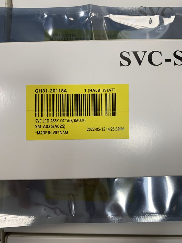 卸売 高品質のLCDスクリーン  A02S 向け 100% オリジナル ニュー サービス パック LCDS  A025 電話ディスプレイ