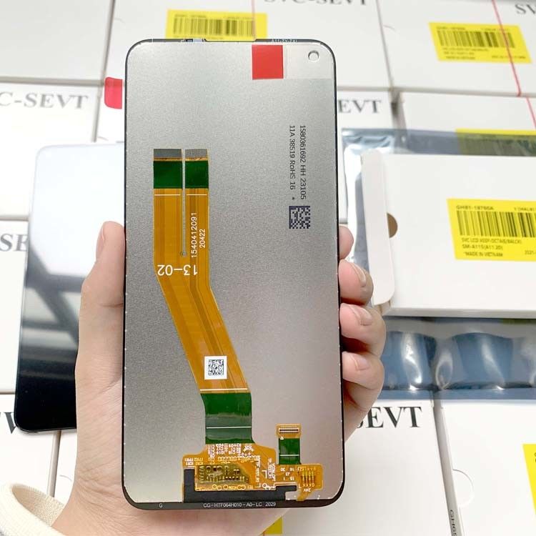 A11 モバイル電話画面のオリジナル新型LCDディスプレイ  A115 100% テストされたパンタラ交換