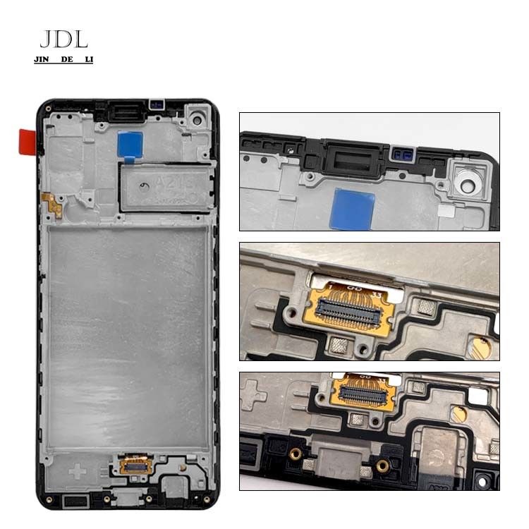 A21S LCD lcd With Frame For  A21S オリジナルニューサービスパック LCDS  A217 携帯電話の画面ディスプレイ パンタラ