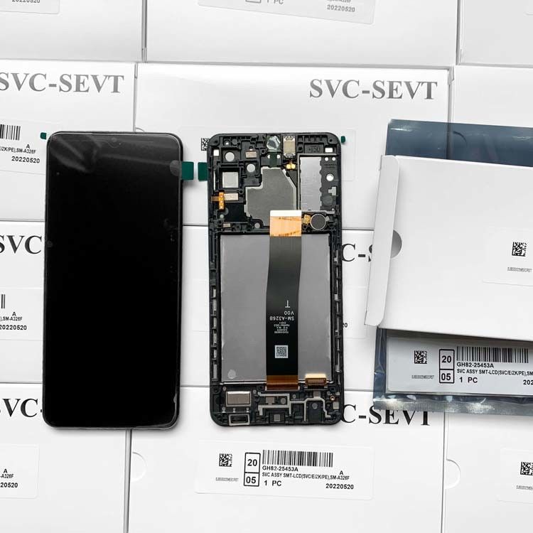 A326B LCDディスプレイ+フレーム サムスン A32 5G オリジナル サービス パック LCDS ギャラクシー A326B 携帯電話 タッチスクリーン パンタラ