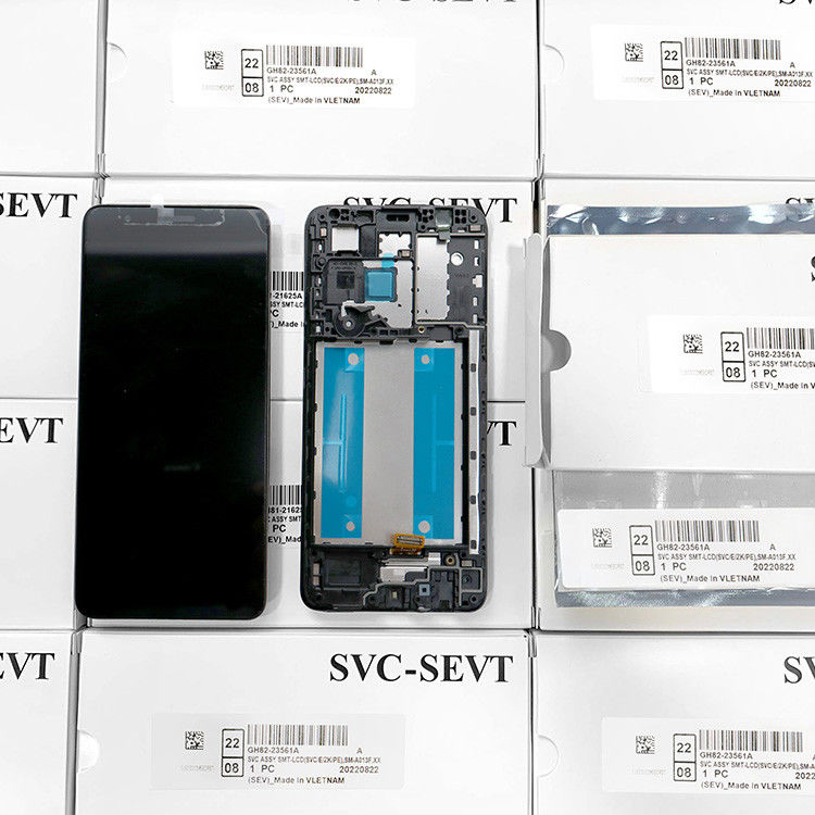 A013 フレーム付きLCDディスプレイ  A013 オリジナル サービス パック LCDS  A01 コア 携帯電話の画面 パンタラ