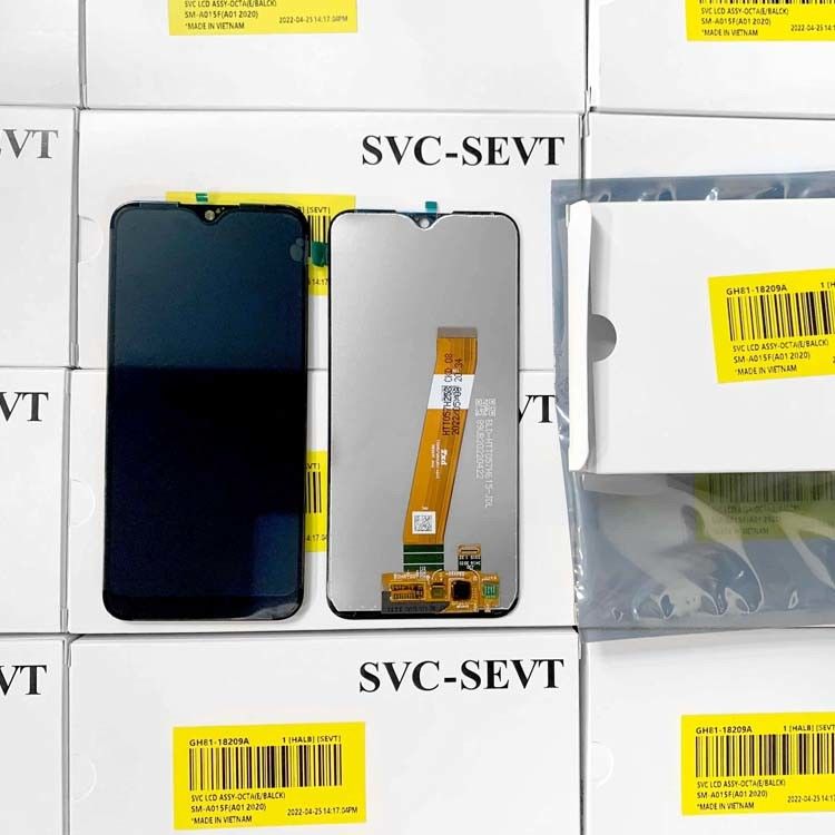 A01 LCD lcd For  A01 オリジナルスマホのスクリーンディスプレイ パンタラ  A105 サービスパック LCDS タッチ