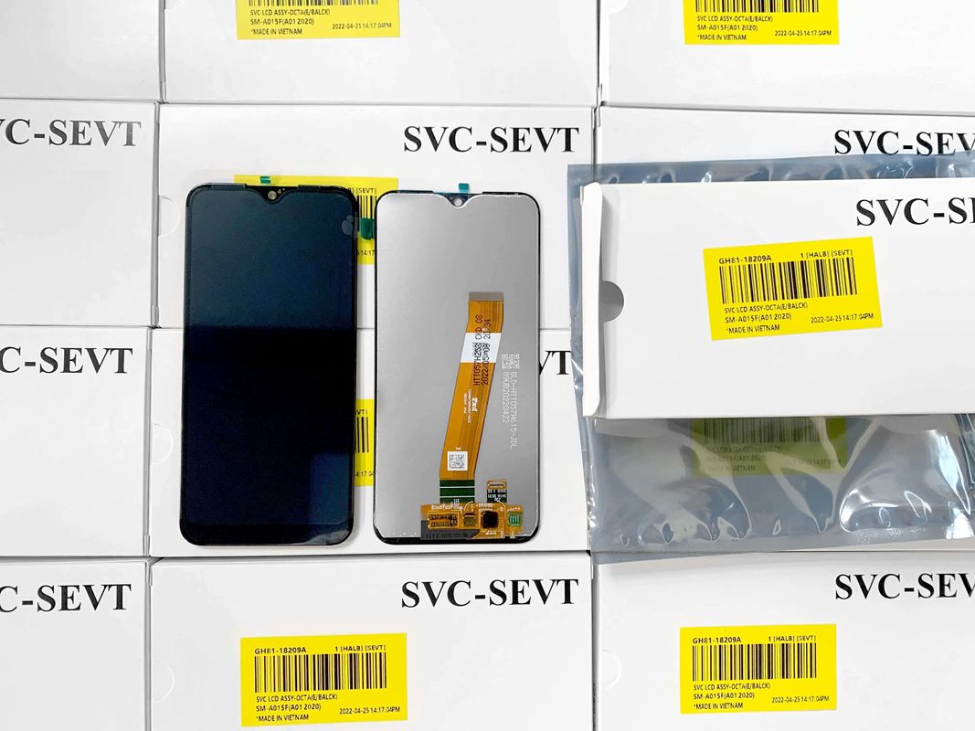 A01 LCD lcd For  A01 オリジナルスマホのスクリーンディスプレイ パンタラ  A105 サービスパック LCDS タッチ