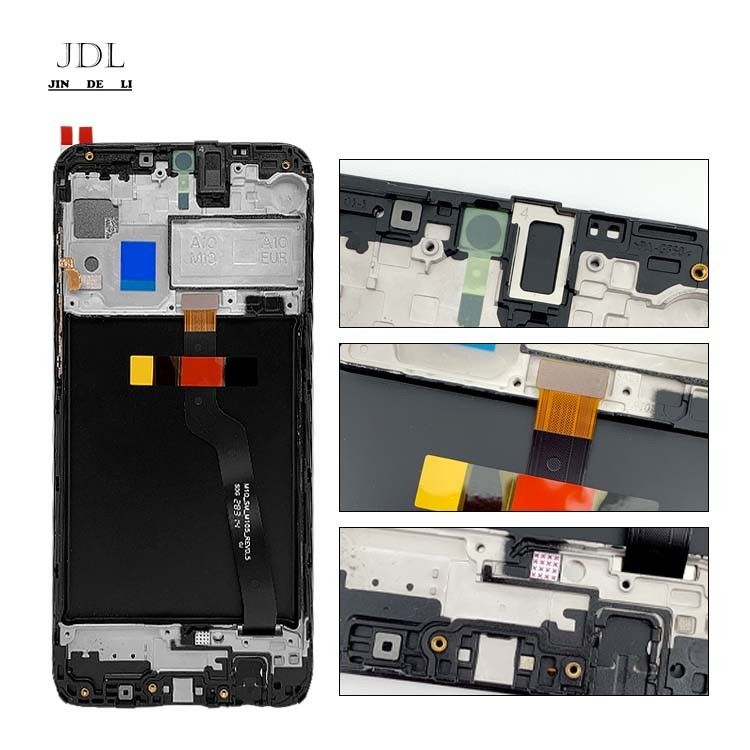 M10 Lcd With Frame For  M10 モバイルフォン タッチスクリーンディスプレイ ガラクシー M105 オリジナル サービス パック LCDS パンタラ