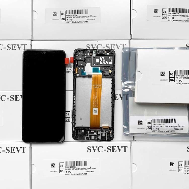 a04s オリジナル サービス パック LCDS  A047 携帯電話の画面ディスプレイ パンタラ