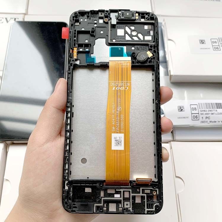 a04s オリジナル サービス パック LCDS  A047 携帯電話の画面ディスプレイ パンタラ