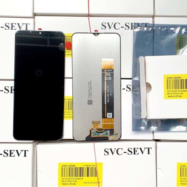 A13S オリジナル液晶画面 サムスン A13 サービスパック LCDSディスプレイ  A135 A137 携帯電話 タッチ パンタラ