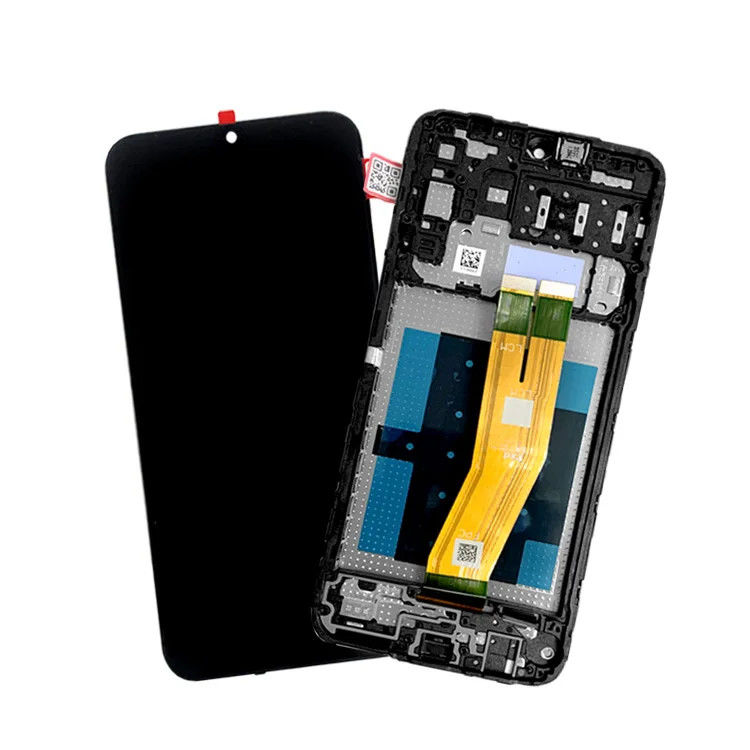 A14 4G LCD With Frame For  A145P モバイルフォンタッチ パンタラ ギャラクシー A145R サービス パック LCDS スクリーンディスプレイ