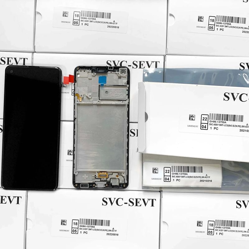 アイテムタイプ オリジナル サービス パック  A21s SM-A217 タッチスクリーン用のフレームなしのLCD