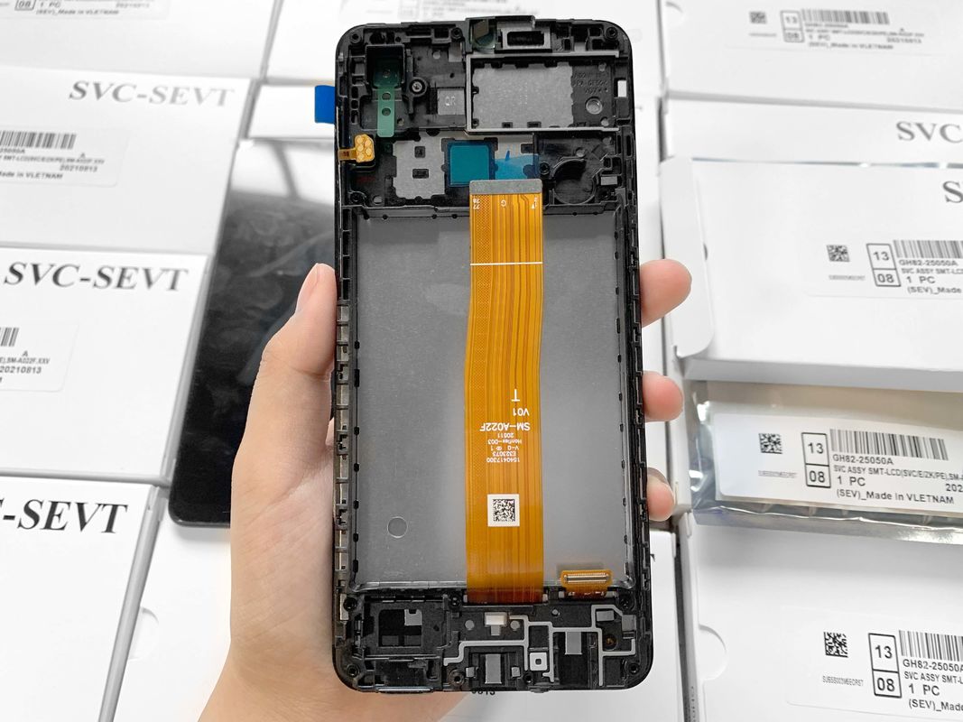 プロの高品質のオリジナルサービスパック LCD A022 コア 携帯電話のLCD 携帯電話のLCD ディスプレイ サムスン A01 コア