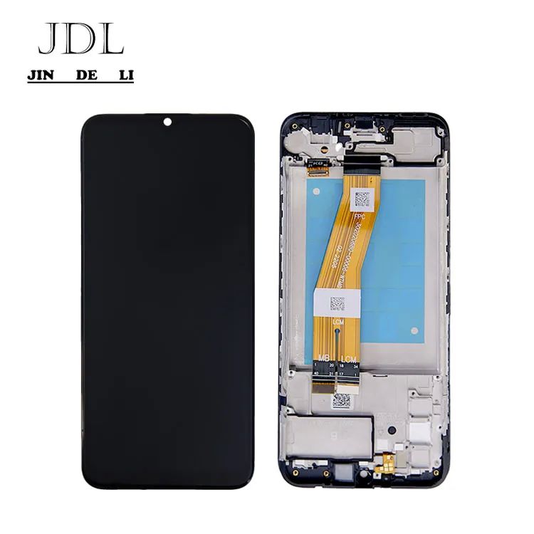 100%QC A02S LCD交換 防静電バッグ ブラック モバイルLCDディスプレイ