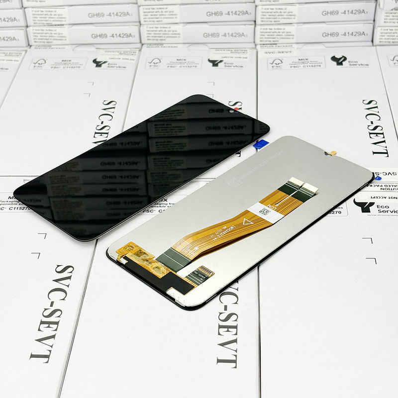 オリジナル A03S スクリーン交換 LCD フレームなし 0.08kg 1600X720 ピクセル パンタラ Lcd 電話画面 工場