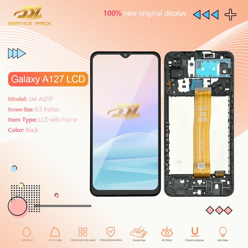 A127 lcd With Frame For  a127 オリジナルニューサービスパック モバイルスクリーンディスプレイ  A12 ナチョタッチパンタラ