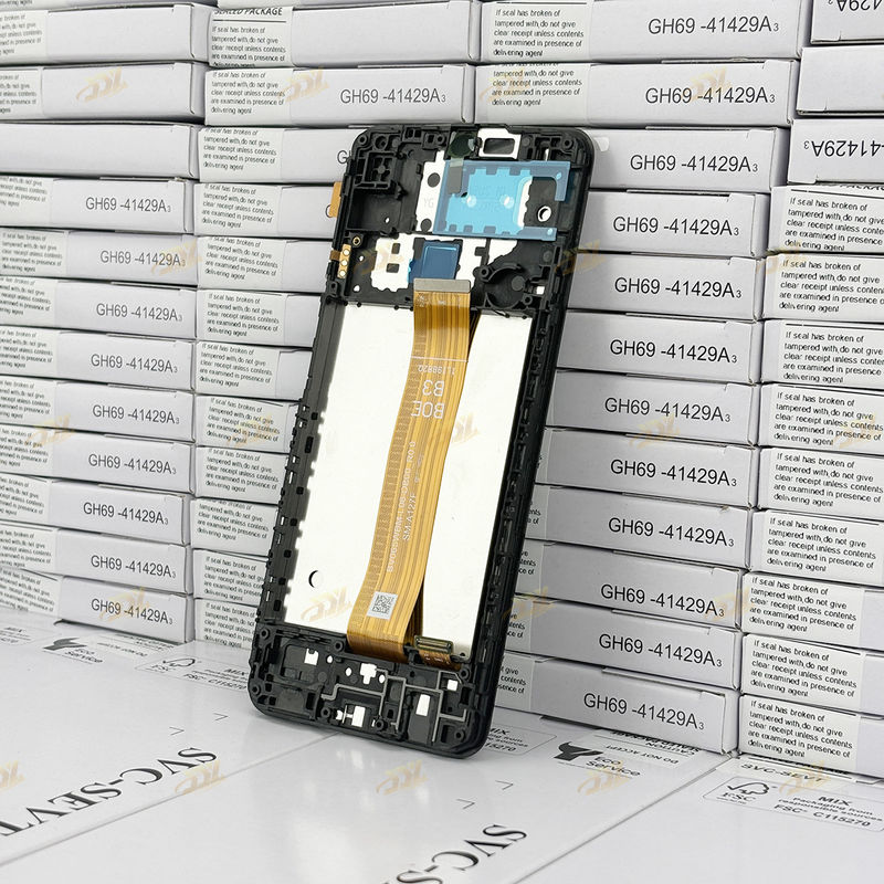 A127 lcd With Frame For  a127 オリジナルニューサービスパック モバイルスクリーンディスプレイ  A12 ナチョタッチパンタラ