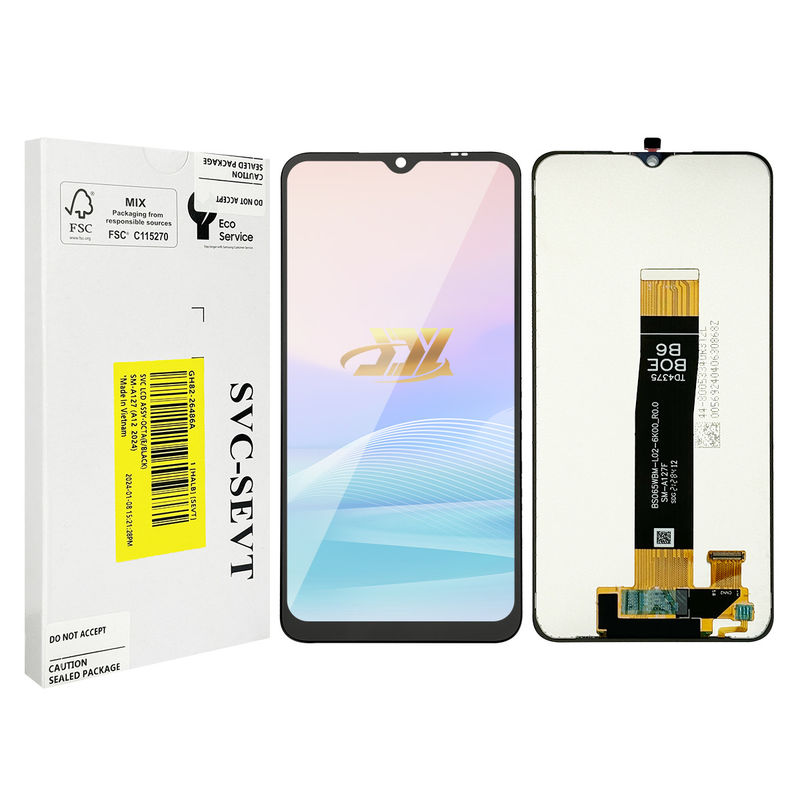 高品質の新品中国LCD  A12 Nacho 向け 100% オリジナル サービス パック LCDS A127 モバイル 携帯電話 スクリーン ディスプレイ