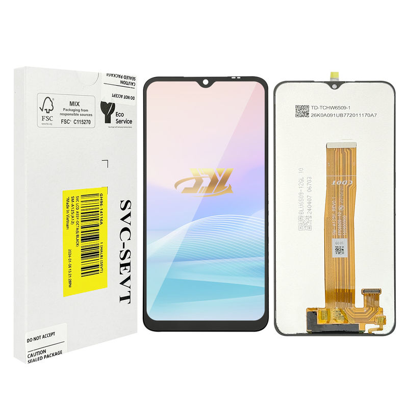 携帯電話A12 LCDの取り替え6.5インチのサムスンA125 LCDの元のサービス パック
